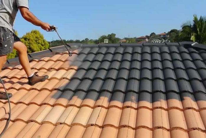 traitement hydrofuge coloré pour tuile béton à Valenciennes