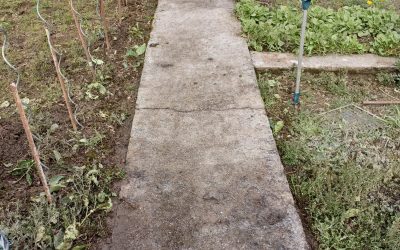 Nettoyage haute pression Karcher de dalle béton, allée et terrasse